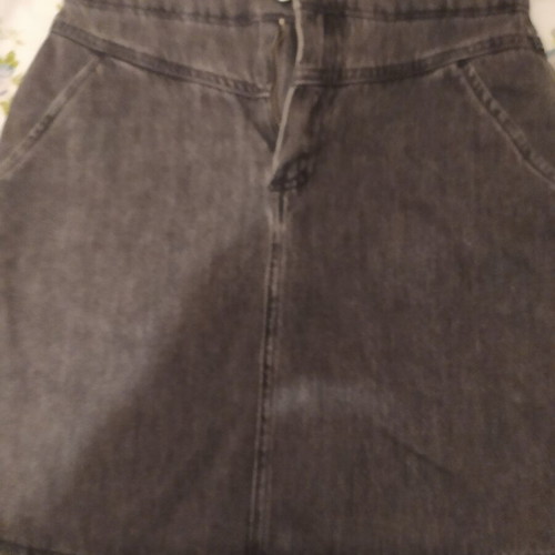 BSB denim skirt like new, black gray, small, knee length