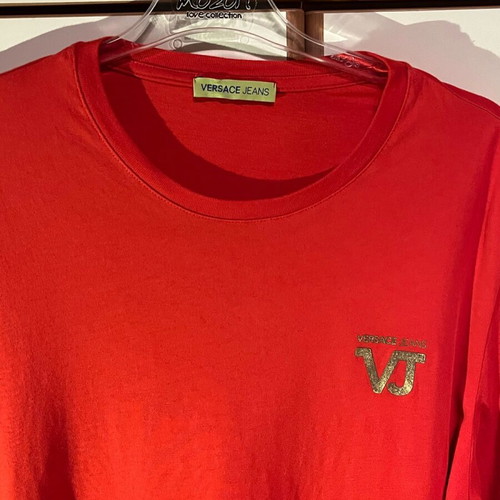 Versace Jeans Long Sleeve Shirt like new, red, size M
