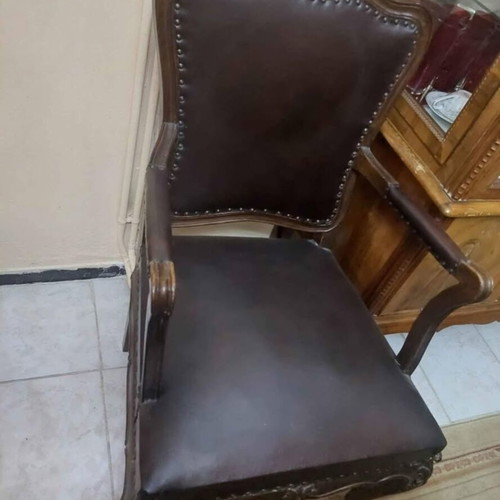 Solid Walnut Desk with Chair