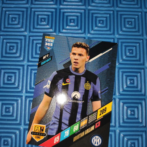 Football collectible cards like new, set of 5 pieces