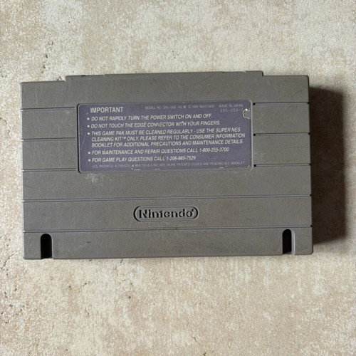 Rival Turf Super Nintendo SNES American version