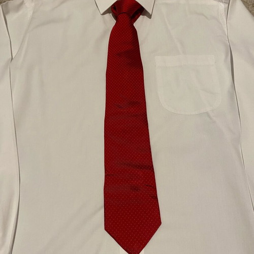 Tie No 76 like new, red Oxford Company