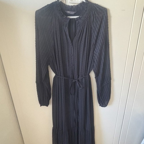 Marks & Spencer long blue dress size 12 like new
