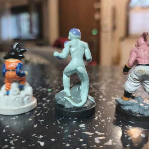 Dragonball figures used, set of 4 pieces
