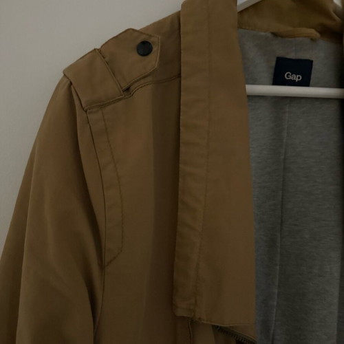 GAP jacket used with grey sweatshirt lining, size large