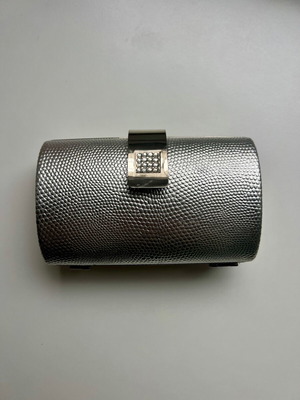 Silver Handbag Like New for Formal Occasions