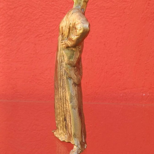 Brass sculptures, set of two, unsigned