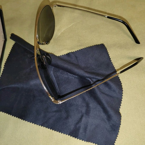 Porsche Design sunglasses used, silver color