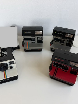 Polaroid κάμερες μεταχειρισμένες, συλλογή από 4