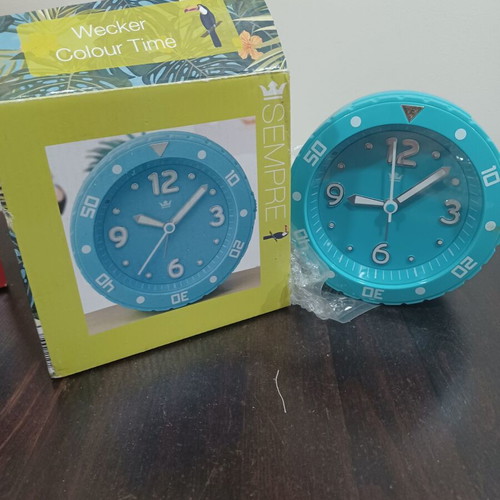 Sempre Colour Time table alarm clock new, diver watch style