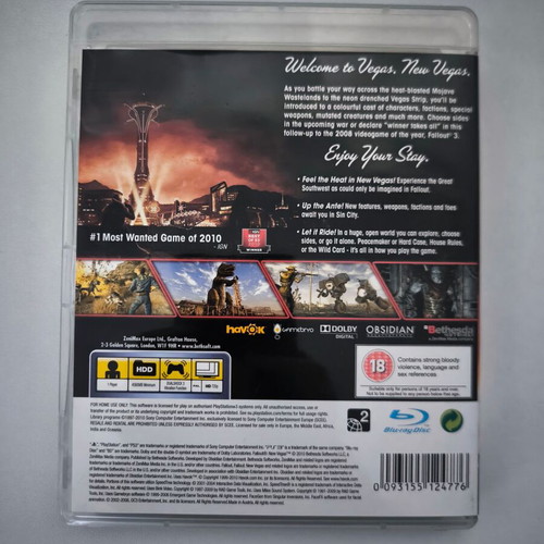 Fallout: New Vegas PS3 game like new for PlayStation 3