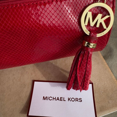 Michael Kors cosmetic case new, limited edition, vintage red