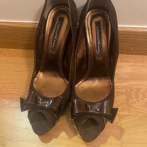 Peep Toe Chaniotakis like new, brown, size 37