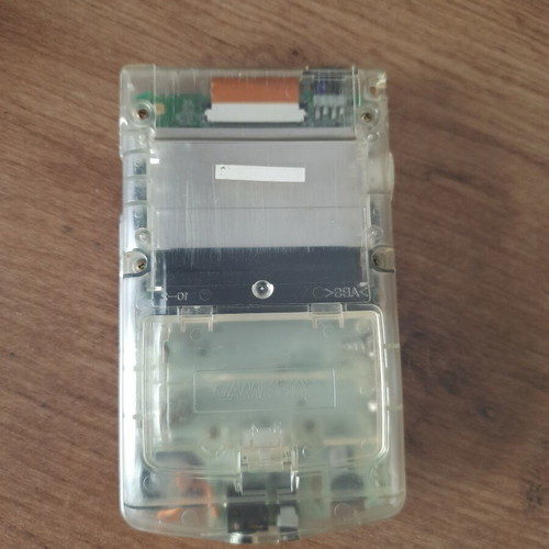 Nintendo Gameboy Color transparent handheld console