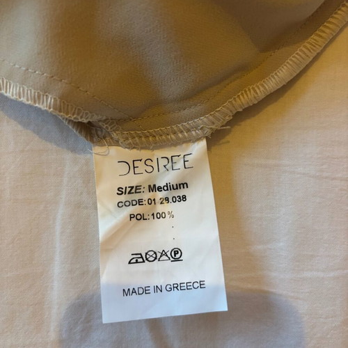 Desiree high-waisted pants new, beige, size M