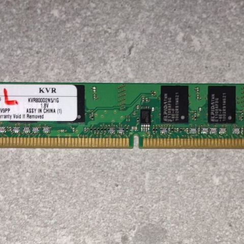 1GB DDR2 Kingston 800MHz 1.8v KVR800D2N5/1G used