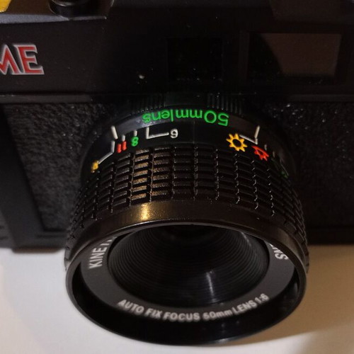 Time Magazine 35mm Camera used with Kinetic Optical Color Lens 50mm
