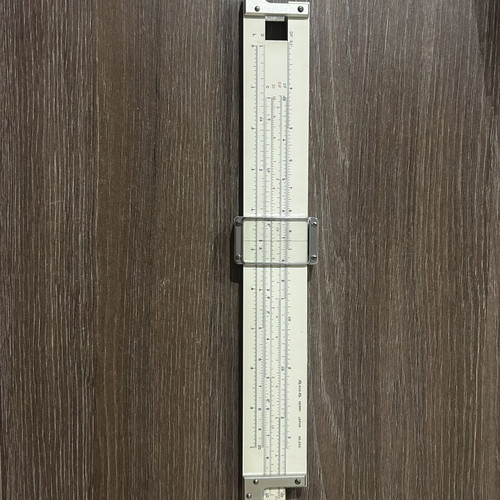 Hemmi 250 Slide Rule bamboo like new