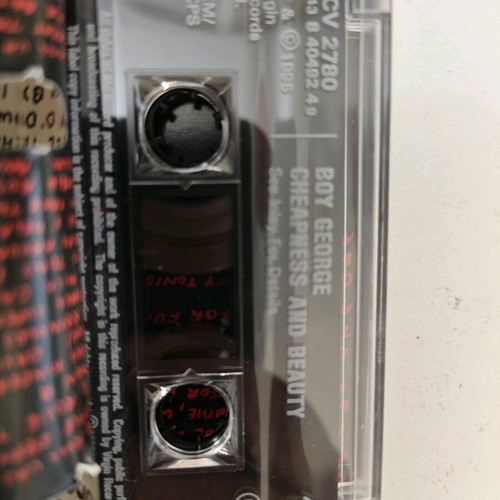 Boy George Cheapness And Beauty cassette album used, rock