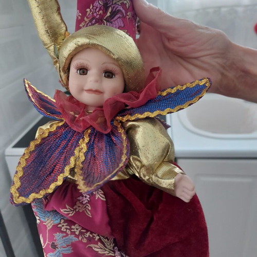Handmade decorative dolls from Venice, new