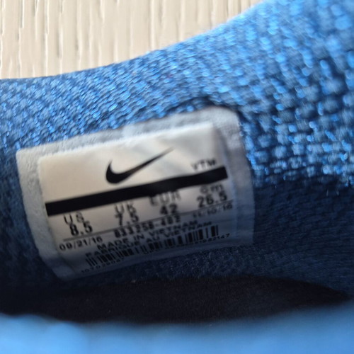 Nike Free running shoes, size 42, multicolor