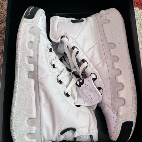 Y-3 sneakers used, white, size 46, lightly worn