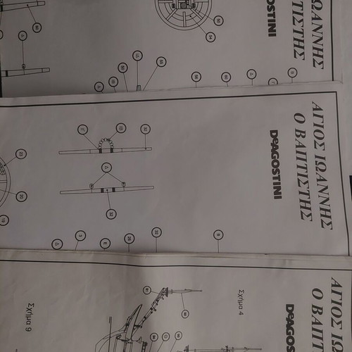 Large Sailing Ships Model Assembly Guide used with plans