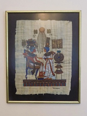 Papyrus painting used from Egypt