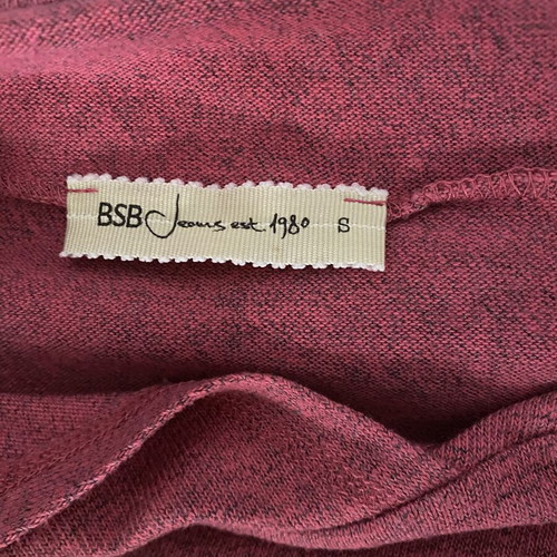 BSB Crop Hoodie Small Relaxed Fit Like New Pink Coral