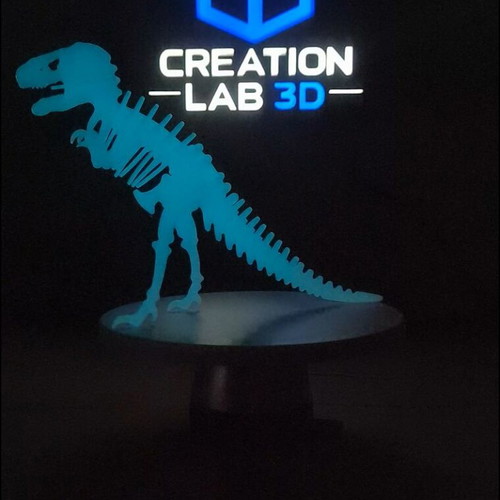 T-Rex Glow-in-the-Dark 3D Puzzle new, DIY dinosaur model