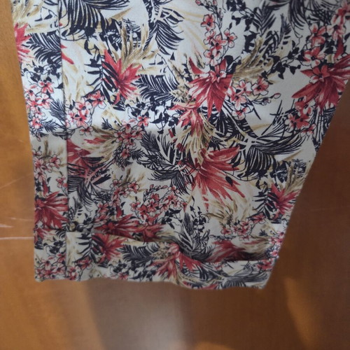 Moutaki summer pants used, colorful, size L