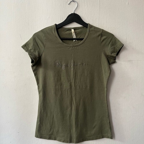 Pepe Jeans top used, size M, green