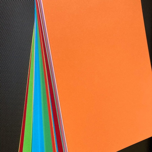 Canson colored cardboard A4 like new, 80+ pieces