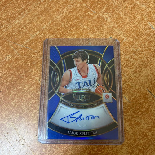 Panini Select Euroleague Tiago Splitter Blue Signatures Auto 14/49 new
