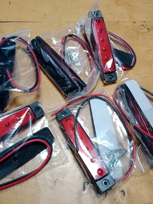 Led κόκκινο 12v σαν καινούργιο, σετ 6 τεμαχίων