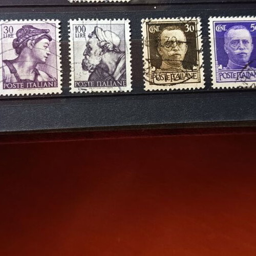 Italy Siracusana and Michelangiolesca stamps set, 24 pieces