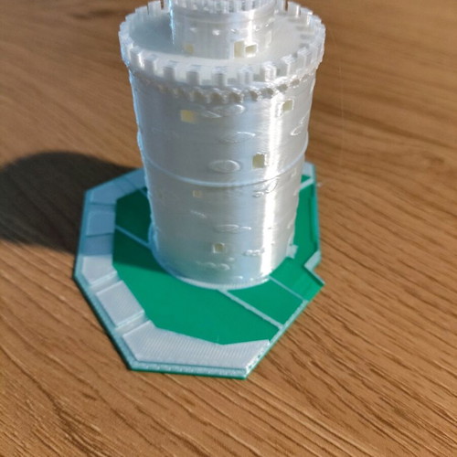 White Tower miniature new 3d print height 7 cm