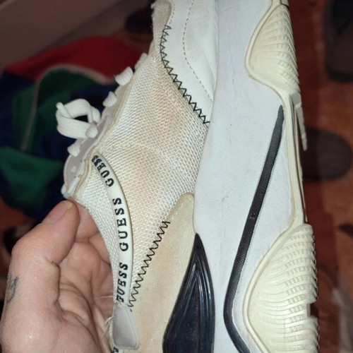 Guess Chunky Sneakers White Beige size 38 used