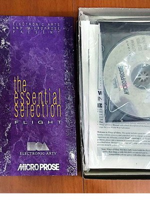 3 Flight Games for DOS 5.0 new, The Essential Selection