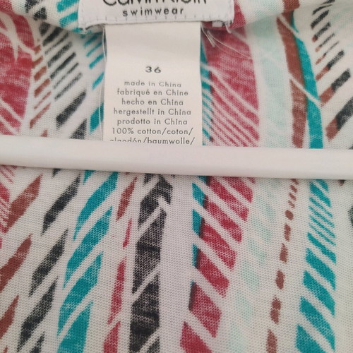 Calvin Klein kaftan beach pareo/dress like new, size S, colorful