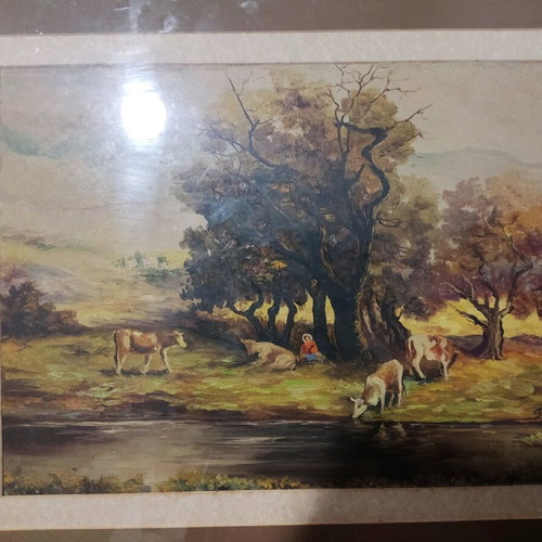 Painting P.Pilatos Bucolic Landscape like new