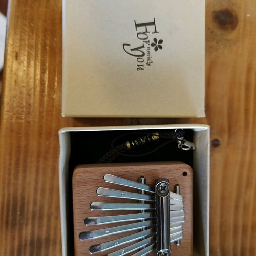 Mini kalimba new, closed in its box