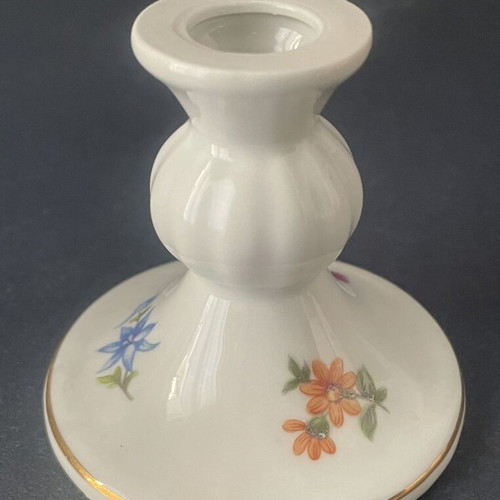 Vintage Wagner & Apel porcelain candlestick from East Germany like new
