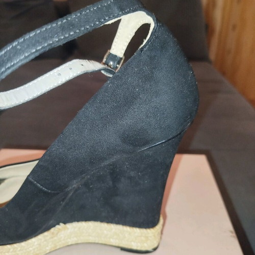 Zara platforms new size 40, 12 cm heel, black