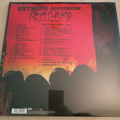 Δίσκος βινυλίου Kreator Extreme Aggression 3 LP καινούργιος, remastered, sealed, gatefold