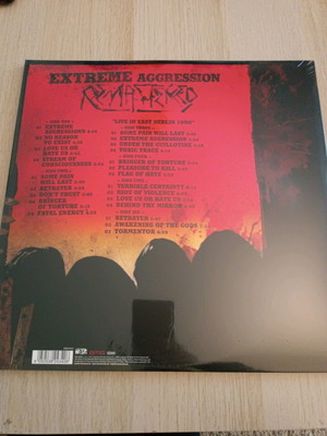 Δίσκος βινυλίου Kreator Extreme Aggression 3 LP καινούργιος, remastered, sealed, gatefold
