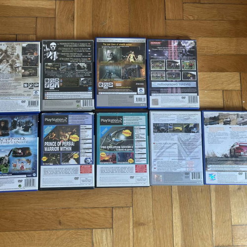 PlayStation 2 Fat bundle like new with 9 games, memory card and SingStar mic