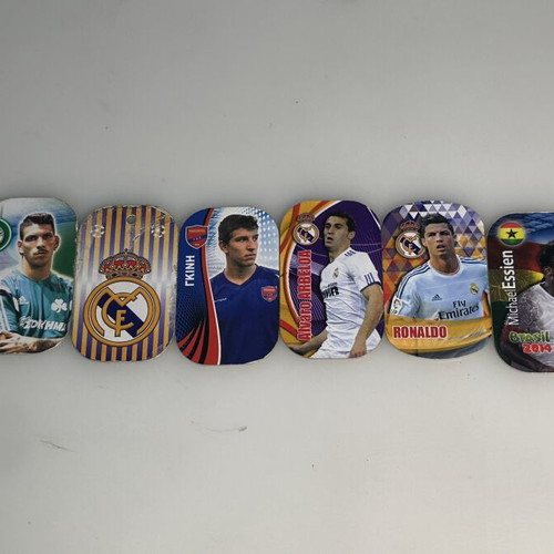 Football caps used, collectible 2013-16