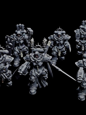 Destroyers Grimdark Future proxy 1:1 resin miniatures