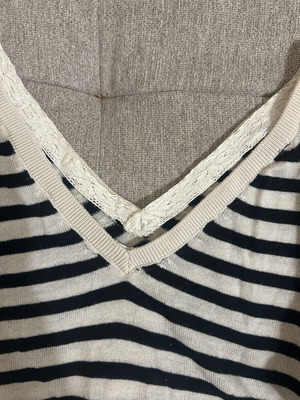 Zara V-line blouse, long sleeve